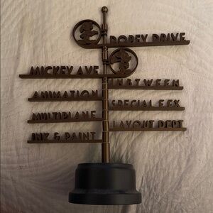 Walt Disney Studios Street Sign Miniature